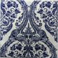 2 Individual Paper Lunch Decoupage Napkins-Old World Grandeur White / Blue 1107