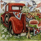 TWO Individual Paper Lunch Decoupage Napkins - Red Truck Summer Picnic 1334