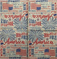 TWO Individual Paper Cocktail Decoupage Napkins - 1999 American Burst