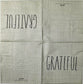 TWO Individual Paper Cocktail Decoupage Napkins - 1587 Grateful Linen