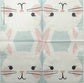 TWO Individual Paper Cocktail Decoupage Napkins - 1890 Sweet Bunny Face