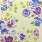 TWO Individual Paper Cocktail Decoupage Napkins - 1955 Purple & Cream Floral