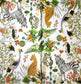 TWO Individual Paper Lunch Decoupage Napkins - 2345 Wild Lemon Jungle Animals