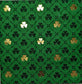 TWO Individual Paper Cocktail Decoupage Napkins - 1846 Small Foil Shamrocks