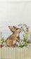 TWO Individual Paper Guest Decoupage Napkins - 1867 Lovely Bunny Flower Meadow