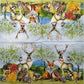 TWO Individual Paper Lunch Decoupage Napkins - 1843 Forest Animal Garden Party