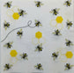 TWO Individual Paper Cocktail Decoupage Napkins - Buzzing Bees Yellow/Black 1232