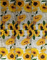 TWO Individual Paper Guest Decoupage Napkins - Soft Sunflower Collage 1252