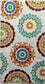 TWO Individual Paper Guest Decoupage Napkins-Colorful Mandalas Orange 1095