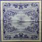 TWO Individual Paper Lunch Decoupage Napkins - 1365 Blue Giallo Spode