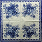 TWO Individual Paper Lunch Decoupage Napkins - 1496 Romantic Blue Floral