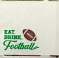 TWO Individual Paper Cocktail Decoupage Napkins - 1820 Big Game Football