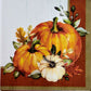 2 Individual Paper Lunch Decoupage Napkins - 2097 Rich Pumpkin Harvest