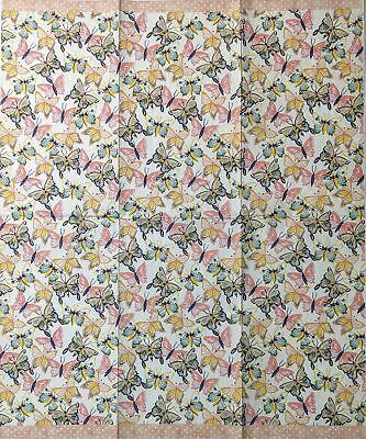 TWO Individual Paper Guest Decoupage Napkins - 1519 Pink Polka Dot Butterflies