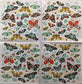 TWO Individual Paper Cocktail Decoupage Napkins - 1417 Butterflies & Friends