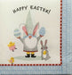 TWO Individual Paper Cocktail Decoupage Napkins - 1814 Happy Easter Gnomes