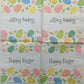 TWO Individual Paper Cocktail Decoupage Napkins- Happy Easter Colored Eggs 1162