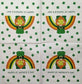 TWO Individual Paper Cocktail Decoupage Napkins - 1848 St Patrick's Day Gnome