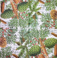 TWO Individual Paper Cocktail Decoupage Napkins - 2183 Spruce Pinecones