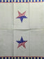 TWO Individual Paper Guest Decoupage Napkins - 2018 4th of July Star