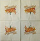 TWO Individual Paper Cocktail Decoupage Napkins - 1575 Farm Fresh Pumpkins