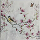 TWO Individual Paper Lunch Decoupage Napkins - Bird And Blossom 1029