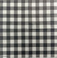 TWO Individual Paper Lunch Decoupage Napkins - Black & White Check 1208