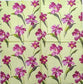 TWO Individual Paper Cocktail Decoupage Napkins - 1957 Pink & Green Blossom