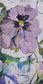 2 Individual Paper Guest Decoupage Napkins - 2324 Martha Purple Majestic Flowers