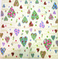 TWO Individual Paper Lunch Decoupage Napkins - 2160 Love Hearts Scripted Cream