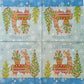 TWO Individual Paper Cocktail Decoupage Napkins - 1771 "Fleece Navidad" Llama