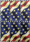 TWO Individual Paper Guest Decoupage Napkins - American Glory Flag 1316