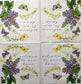 TWO Individual Paper Cocktail Decoupage Napkins- 1851 Fiona Lilac w/ Butterflies