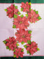 TWO Individual Paper Guest Decoupage Napkins - 2249 Poinsettia Clusters