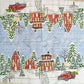 TWO Individual Paper Lunch Decoupage Napkins - 1717 Winter Village Red Truck