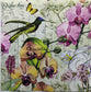 TWO Individual Paper Cocktail Decoupage Napkins- Orchids In Bloom w/ Birds 1153