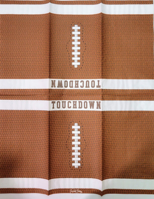 TWO Individual Paper Guest Decoupage Napkins - 2117 Touchdown Football