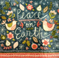 TWO Individual Paper Lunch Decoupage Napkins - 2132 Christmas Peace on Earth