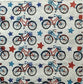 TWO Individual Paper Cocktail Decoupage Napkins - 1403 Red & Blue Stars & Bikes