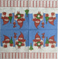 2 Individual Paper Lunch Decoupage Napkins - Wintertime Peppermint Snowmen 1072