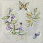 TWO Individual Paper Cocktail Decoupage Napkins-1763 Blooming Spring Butterflies