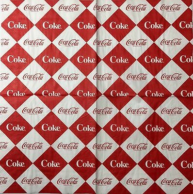 TWO Individual Paper Lunch Decoupage Napkins - 1613 Retro Coca-Cola