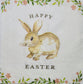 TWO Individual Paper Cocktail Decoupage Napkins - 2364 Happy Easter Bunny Too