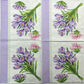 TWO Individual Paper Lunch Decoupage Napkins - Purple Crocus Bouquet 1205