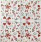 TWO Individual Paper Cocktail Decoupage Napkins - 1757 Valentine Gnomes