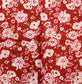 TWO Individual Paper Cocktail Decoupage Napkins - 2298 Red Florals