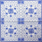 TWO Individual Paper Dinner Decoupage Napkins - Moroccan Blue 1276