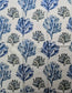 TWO Individual Paper Guest Decoupage Napkins - Blue Coral on White 1312