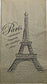 TWO Individual Paper Guest Decoupage Napkins - 1800 Eiffel Tower Paris