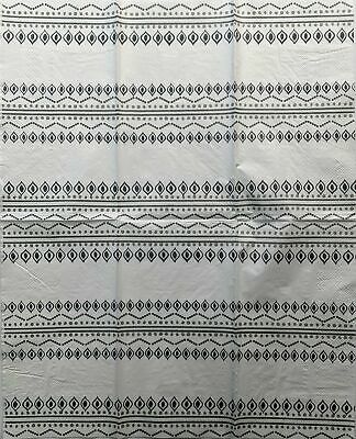 TWO Individual Paper Guest Decoupage Napkins - 1452 Hamilton Patterned Decor